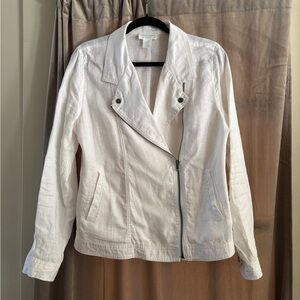 NWOT Linen Jacket sz M
